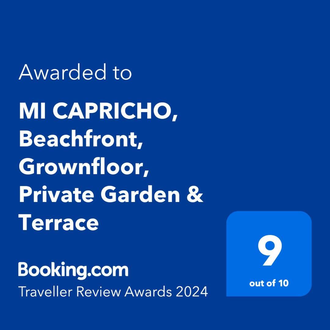 Mi Capricho, Beachfront, Grownfloor, Private Garden & Terrace Sitio de Calahonda Exterior foto